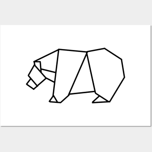 Origami Bear Posters and Art